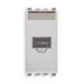 20338.1.N Розетка rj45 avaya cat 5e utp t568a/b g, серебро матовое Vimar