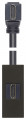 Розетка HDMI черный матовый Vimar Linea 30346.HG