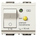 16511.10.B Выключатель термомагнитный /дифферн 1p+n c10 10ma белый Vimar